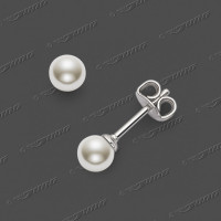 20-0005 SRh Stecker m.C.Zuchtperlen 5mm