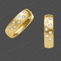 25-5356 GG 585 Schar.-Creolen 18x5mm