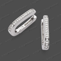 25-0716 SRh Schar.-Creolen 13x3mm