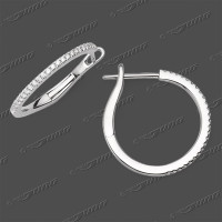 25-0730 WG 585 Klappcreolen 19,5x1,4mm