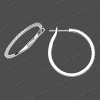 25-0731 WG 585 Klappcreolen 24,5x1,4mm