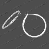 25-0733 WG 585 Klappcreolen 25x1,3mm 