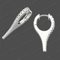 25-0741 SRh Schar.-Creolen 14,5x2,5mm