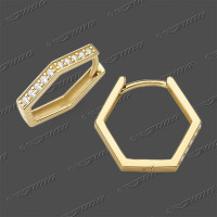 25-0747 GG 375 Schar.-Creolen 15x2mm