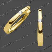 25-0751 S/G Schar.-Creolen 18x3mm