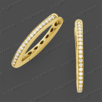 25-0756 GG 375 Schar.-Creolen 14,5x2mm