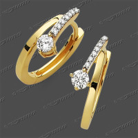 25-0762 GRh 333 Schar.-Creolen 15x5mm