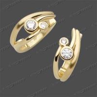 25-0778 GG 333 Schar.-Creolen 13x5,5mm