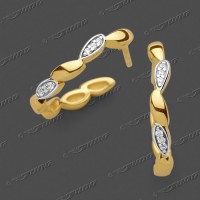 26-0012 GRh 333 St.Creolen 17,5x3mm