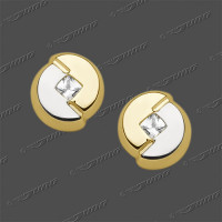 20-3115 GRh 375 Stecker 6,5x7mm
