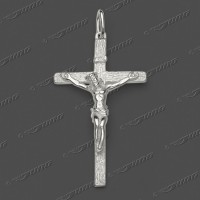 43-0284 SRh Kreuz massiv 34x20mm