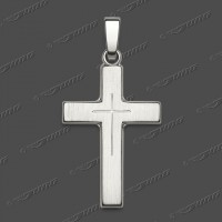 43-0334 SRh Kreuz massiv 20x14mm