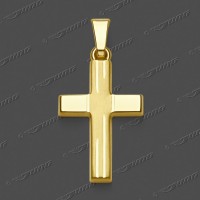 43-0360 GG 333 Kreuz halbmassiv 18x12mm