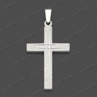 43-0374 SRh Kreuz massiv 24x16mm