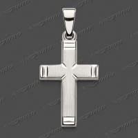 43-0389 SRh Kreuz massiv 18x12mm