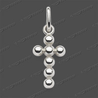 43-0419 SRh Kreuz massiv 13x8mm