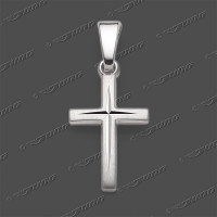 43-0423 SRh Kreuz massiv 13x9mm