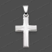 43-0426 SRh Kreuz massiv 16x11mm