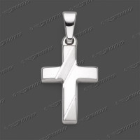 43-0431 SRh Kreuz massiv 16x11mm