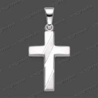43-0432 SRh Kreuz massiv 18x12mm