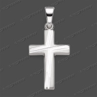 43-0435 SRh Kreuz massiv 18x12mm