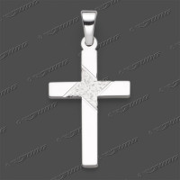 43-0442 SRh Kreuz massiv 21x14mm