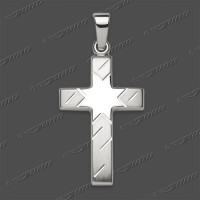 43-0446 SRh Kreuz massiv 21x14mm