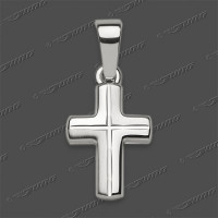 43-0447 SRh Kreuz massiv 12x9mm
