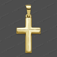 43-0449 GG 333 Kreuz halbmassiv 18x12mm