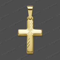 43-0454 GG 333 Kreuz halbmassiv 16x11mm