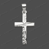 43-0455 SRh Kreuz massiv 18x12mm