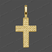 43-0457 GG 333 Kreuz massiv 13x9mm