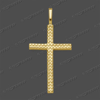 43-0458 GG 333 Kreuz massiv 20x12mm