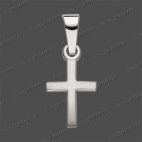 43-0464 SRh Kreuz massiv 11x8mm