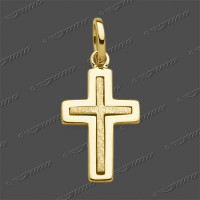 43-0466 GG 333 Kreuz massiv 13x9mm