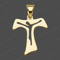 43-0468 GG 585 Kreuz massiv 18,9x17mm