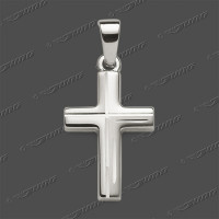 43-0471 SRh Kreuz massiv 16x11mm