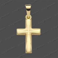 43-0476 GG 333 Kreuz halbmassiv 16x11mm