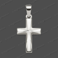 43-0476 SRh Kreuz massiv 16x11mm