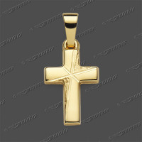 43-0477 GG 333 Kreuz halbmassiv 13x10mm
