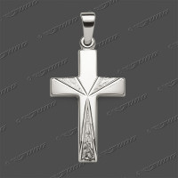 43-0480 SRh Kreuz massiv 21x14mm