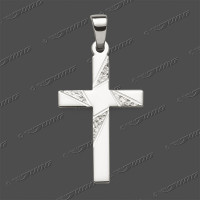 43-0483 SRh Kreuz massiv 21x14mm