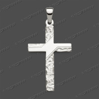 43-0486 SRh Kreuz massiv 24x16mm