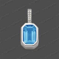 50-0806-8 SRh Anhänger 13,5x6mm