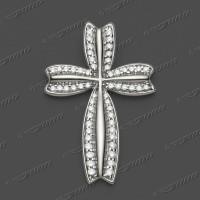 53-0066 -AKTION- SRh Kreuz massiv 27x18mm