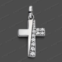 53-0095 SRh Kreuz massiv 17x11mm