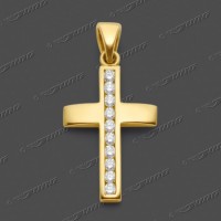 53-0105 GG 333 Kreuz massiv 17x11mm