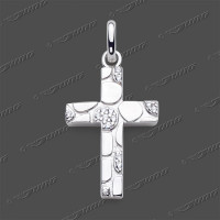 53-0195 SRh Kreuz massiv 17x12mm