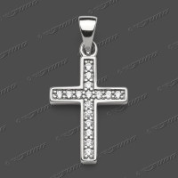 53-0198 WG 333 Kreuz halbmassiv 16x12mm