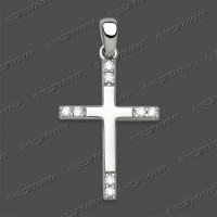 53-0207 SRh Kreuz massiv 18x13mm
